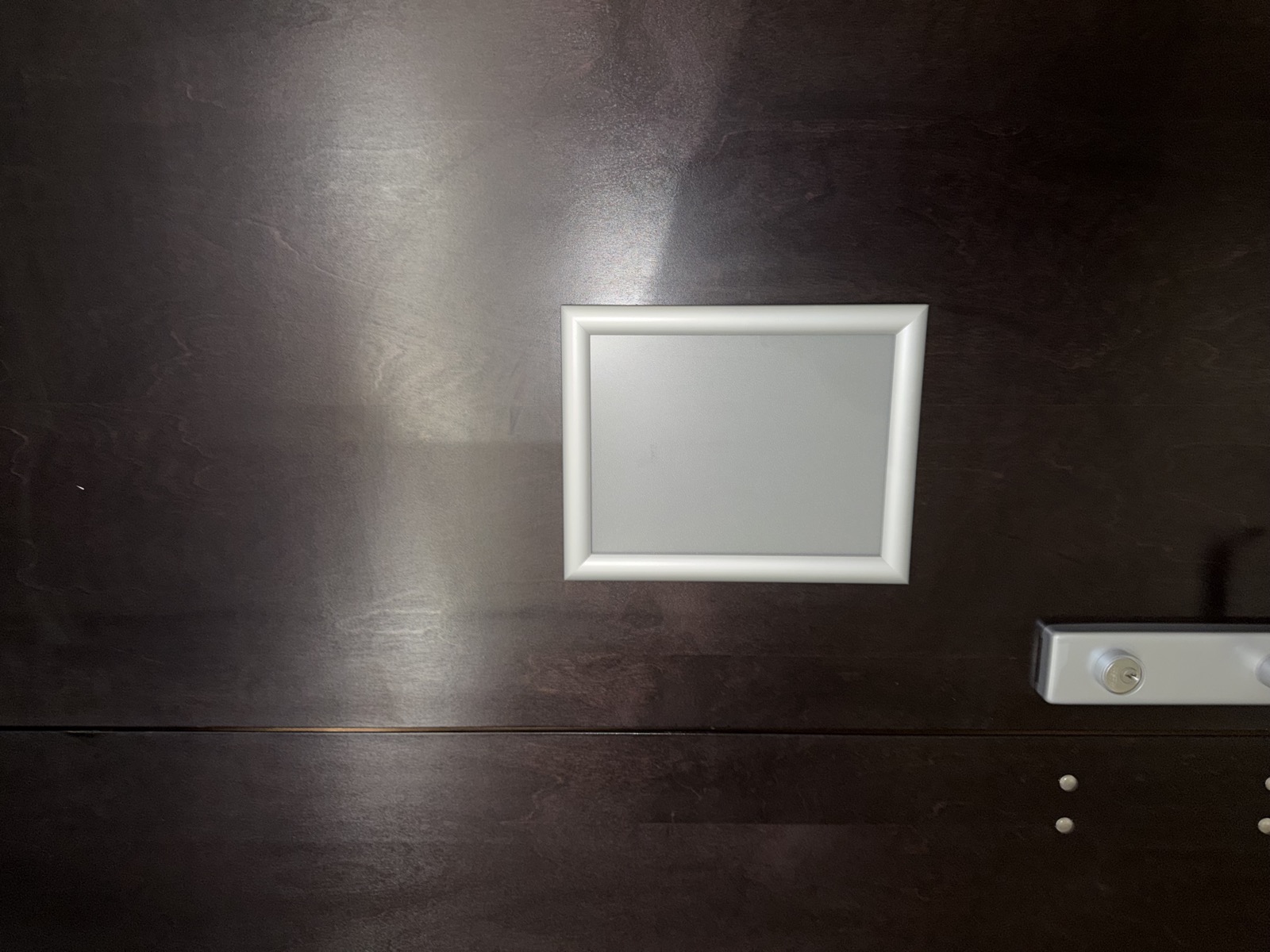Community Room Doors - Missing Flyer in Frame